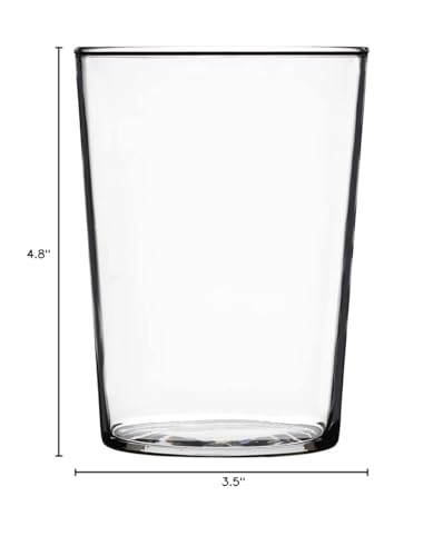 17 oz Mercado Highball Drinking Glass (12 piece, dishwasher safe)