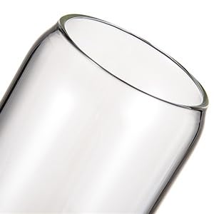 2 Pcs Drinking Glasses with Bamboo Lids and Straw 2pcs Set - 16oz U-Shaped Cups, Iced Coffee Glasses, Cute Reusable Bottle,