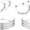 Clear Large Glass Coffee Mug with Handles for Hot Beverages, Clear Mugs for Espresso, Tea, Cappucino, Latte, Juice (8.75 oz,