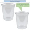 2 Pack Drinking Glasses Crystal Clear Cups for Soda Juice Tea Coffee Beer Cocktails Milk Hot and Cold Drink, Capacity 400ml /