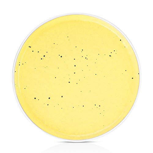 Elena Stoneware 16-Piece Round Dinnerware Set, Yellow, 16 Piece - Service For 4