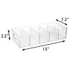 ClearSpace Plastic Pantry Organization and Storage Bins with Removable Dividers – 4 Pack XL Perfect Kitchen Organization or
