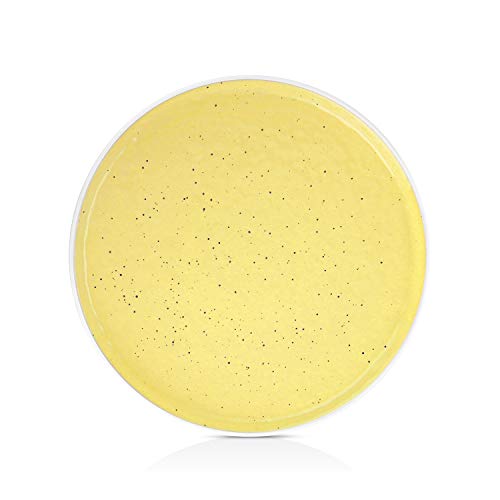 Elena Stoneware 16-Piece Round Dinnerware Set, Yellow, 16 Piece - Service For 4