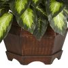6639 24in. Golden Dieffenbachia Silk Plant, Green