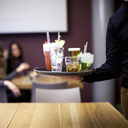 Rock Bar 7.25 oz. Juice Stackable Tempered Beverage Glasses for Cold Drinks, Water, and Cocktails, Set of 6, Clear