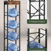 5-Gallon Water Jug Holder, Water Bottle Holder, 4-Tier Kettle Storage Shelf with Drawer, Water Dispenser Replacement Parts, for