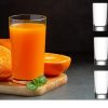 Small Juice Glasses, Mini Clear Glass Cups Tumblers, 5.1 Oz, Drinking Glassware for Orange Juice, Water, Milk, Coffee, Perfect
