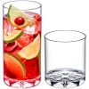 - Liberty - 12-Ounce and 16-Ounce Plastic Tumblers (Set of 16), Plastic Drinking Glasses, All-Clear Reusable Plastic Cups,