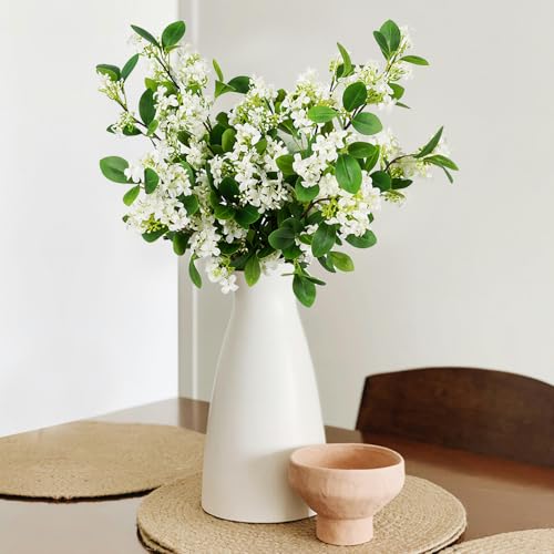 Artificial Plants,6PCS 32" Green Faux Branches for Vase Faux Greenery Stems,Artificial Plants Fake Plants for Shop Garden Office