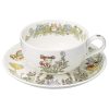 T97285A/4660-2 Milk Tea Cup & Saucer, 11.8 fl oz (325 cc), My Neighbor Totoro, Dandelion, Microwave Safe, 1 Guest, Bone China