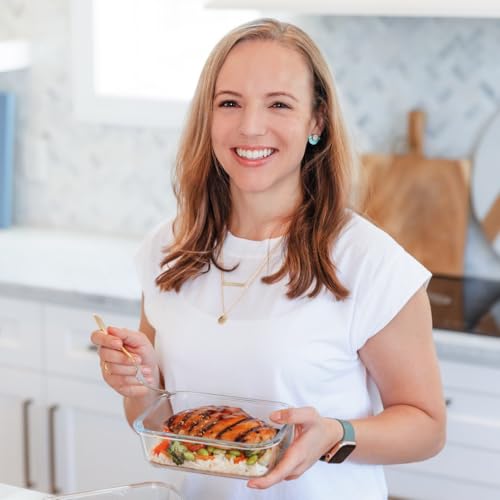 24pc Set Glass Food Storage Containers & Bowls with Airtight Lids - Leakproof BPA-Free Meal Prep Airtight Stackable Lunch Boxes,