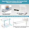 Under Sink Organizer 2 pack, 2 Tier Slide Out Under Sink Organizers And Storage, Height Adjustable Pull Out Cabinet Drawers,
