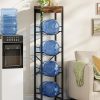 5-Gallon Water Jug Holder, Water Bottle Holder, 4-Tier Kettle Storage Shelf with Drawer, Water Dispenser Replacement Parts, for