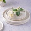 Stoneware Dinnerware Sets for 6,Reactive Ceramic Plates and Bowls Set,Highly Chip and Crack Resistant | Dishwasher & Microwave