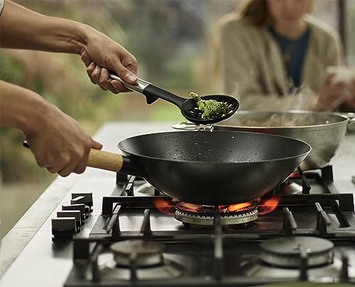 Elevate Fusion 5-piece Silicone Utensil Set with Storage Stand, Stainless Steel