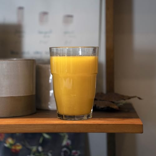 Rock Bar 16.25 oz. Cooler Stackable Tempered Beverage Glasses for Cold Drinks, Water, and Cocktails, Set of 6, Clear