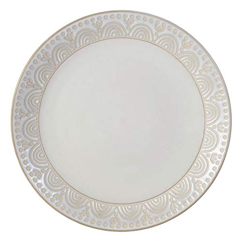 Amelia Cream 16-Piece Dinnerware Set, Service For 4