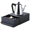 Kitchen Organizer Stand with Drawer, Coffee Maker & Appliance Holder Tea Pod Storage Space Saving Under-Appliance Organizer for