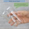 2 Pack Drinking Glasses Crystal Clear Cups for Soda Juice Tea Coffee Beer Cocktails Milk Hot and Cold Drink, Capacity 400ml /