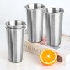 4 Pcs Stainless Steel Cup Set, 20 oz Unbreakable Cups, Durable Metal Cup Tumblers, Drinking Glasses for Home, Restaurant, Non