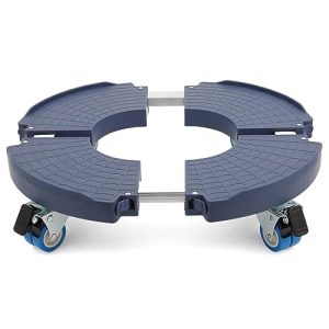 Plant Caddy with Wheels Heavy Duty 440lbs Capacity, Adjustable 15-21 Inch Rolling Plant Stand Indoor Outdoor, Large Plant Cart