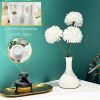 Artificial Flowers with Ceramic Vases, 58 Pcs Fake Plants and Flowers in Vases Set of 8,DIY Table Centerpieces for Wedding,Home