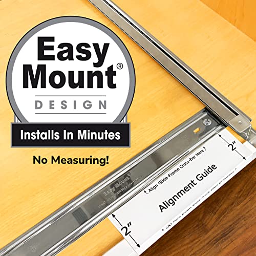 ® Pull Out Cutting Board, Cookie Sheet, and Baking Pan Organizer Rack - Lifetime Ltd. Warranty - Slide Out Kitchen Cabinet