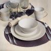 Amelia Cream 16-Piece Dinnerware Set, Service For 4