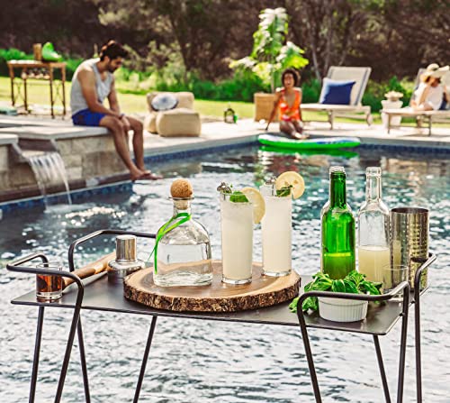 Everyday Drinking Glasses Set of 8 Drinkware Hurricane Glasses, Kitchen Glasses for Cocktail, Iced Coffee, Beer, Ice Tea, Wine,