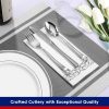 700 Count Silver Dinnerware Set-200 White and Plastic Plates-Set of 300 Plastic Silverware-100 Cups-100 Disposable Hand