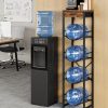 5-Gallon Water Jug Holder, Water Bottle Holder, 4-Tier Kettle Storage Shelf with Drawer, Water Dispenser Replacement Parts, for
