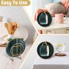 16 Pcs Gold Tea Cup and Saucer Display Stand Holder Rack Metal China Teacup Display Easel Coffee Mug Organizer for Plate Teapot