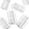 6 Pack 12 oz Romantic Water Glasses, Premium Drinking Glasses Tumblers for Beverages, Beer, Refreshments, Vintage Glassware Set