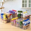 ClearSpace Plastic Pantry Organization and Storage Bins with Removable Dividers – 4 Pack XL Perfect Kitchen Organization or