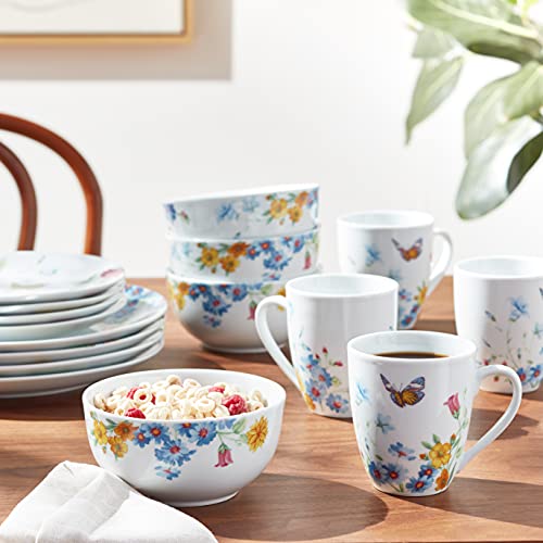 5184213 Annabelle Dinnerware Set, 16 Piece, Multicolored